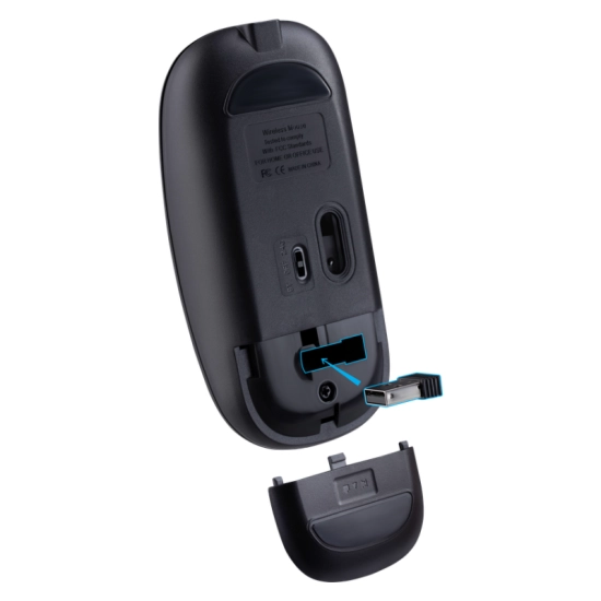 Bezprzewodowa mysz Defender Virtual MB‑635 – Silent Click, 1600 DPI (RF + Bluetooth)